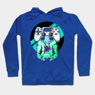 Gamer head White Hoodie